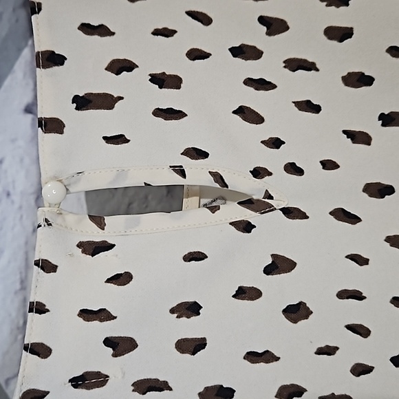 Melloday animal print long sleeve blouse - Picture 8 of 9